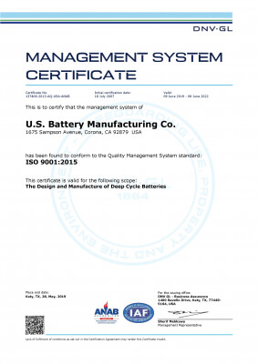 Corona ISO Certificate