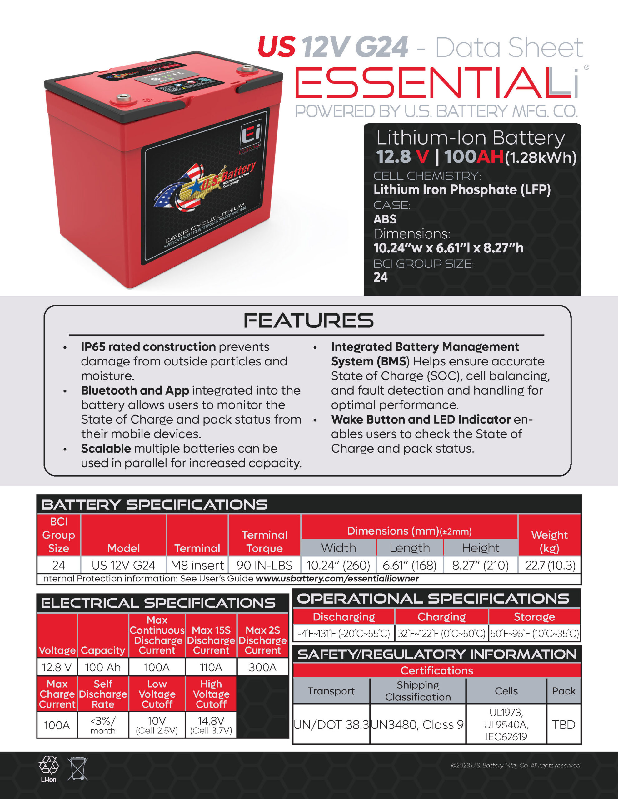 US 12V G24 Datasheet thumbnail