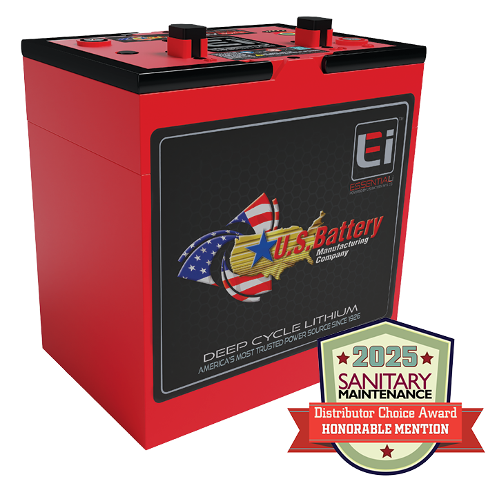 US 24VGC2 battery with San. Maintenance award